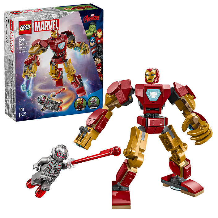 Avis LEGO Marvel 76307 Le robot d'Iron Man contre Ultron
