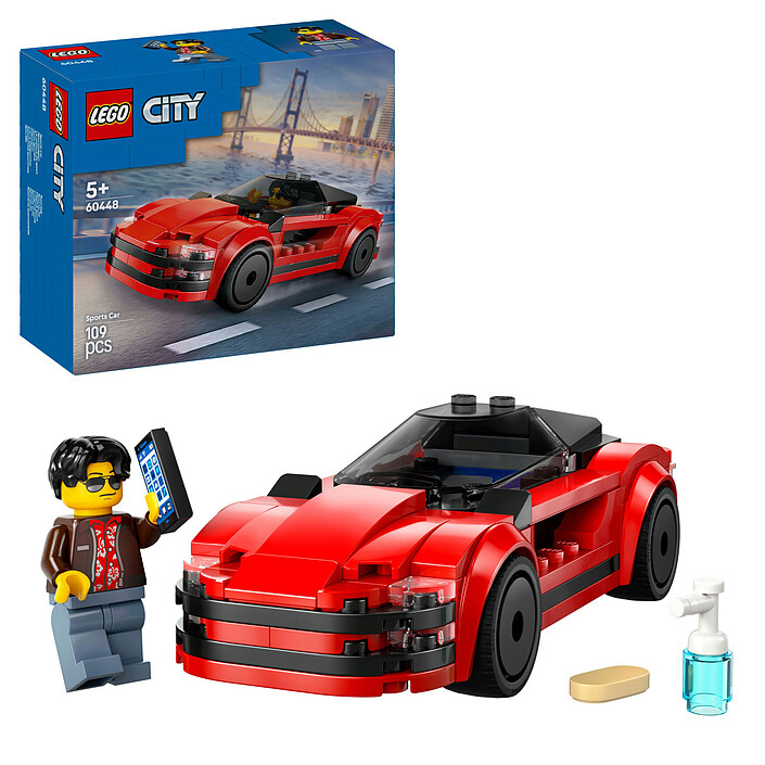Nota LEGO City 60448 L'auto sportiva rossa