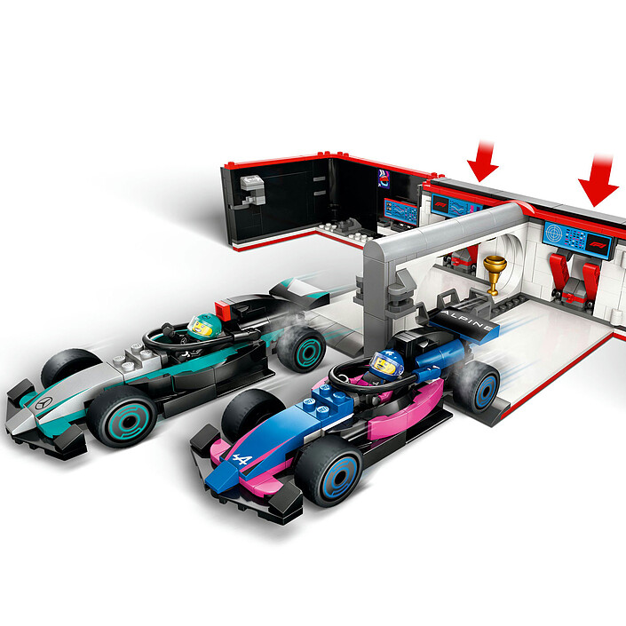 LEGO City 60444 Garage F1 e auto Mercedes-AMG e Alpine economico