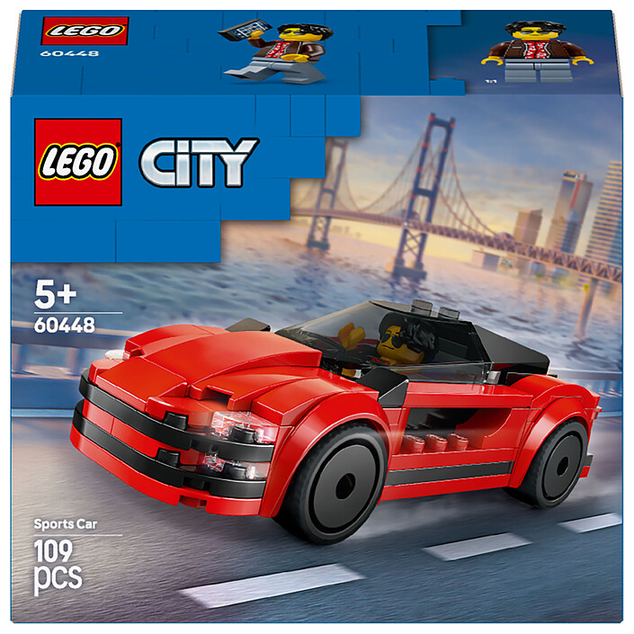 LEGO City 60448 L'auto sportiva rossa