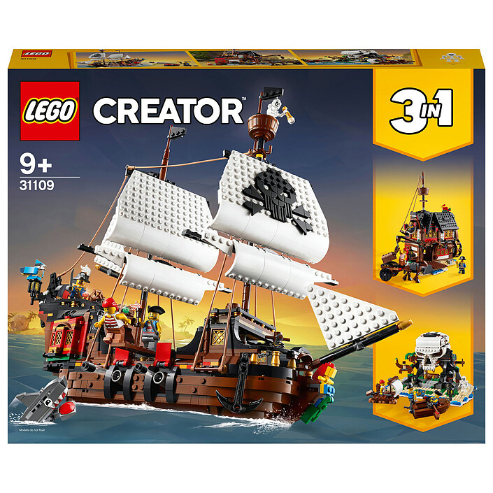 LEGO Creator 31109 Barco Pirata 3 en 1 
