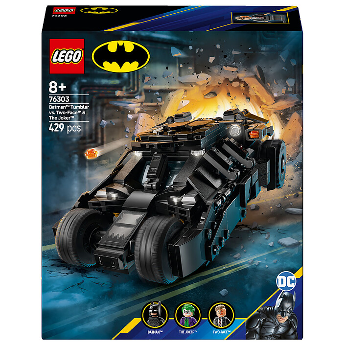 LEGO DC Batman 76303 La Batmobile Tumbler di Batman contro Due Facce e Joker