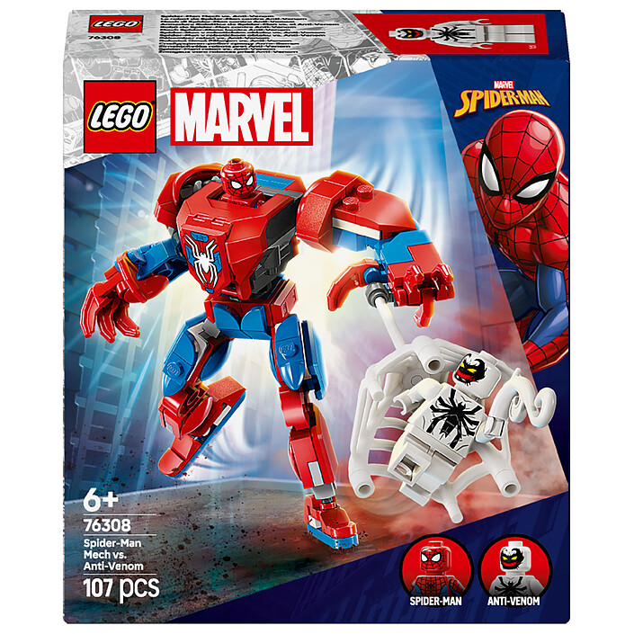 LEGO Marvel 76308 Robot dell'Uomo Ragno contro l'Anti-Venere