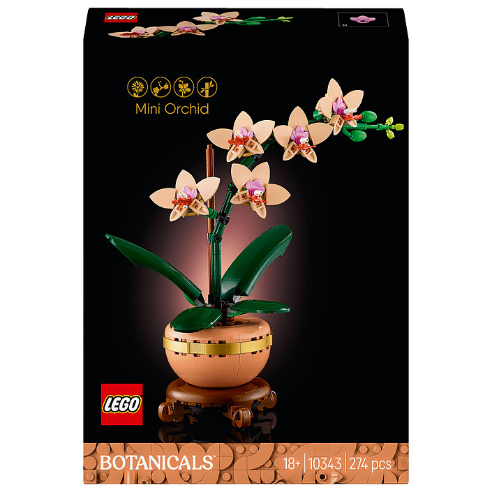 LEGO Botanica 10343 L'orchidea in miniatura