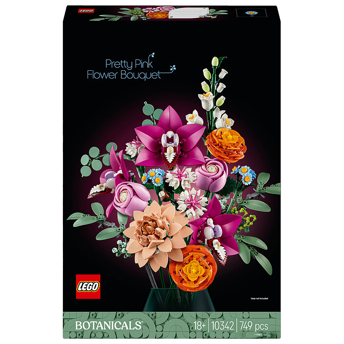 LEGO Botanica 10342 Il grazioso bouquet di fiori rosa