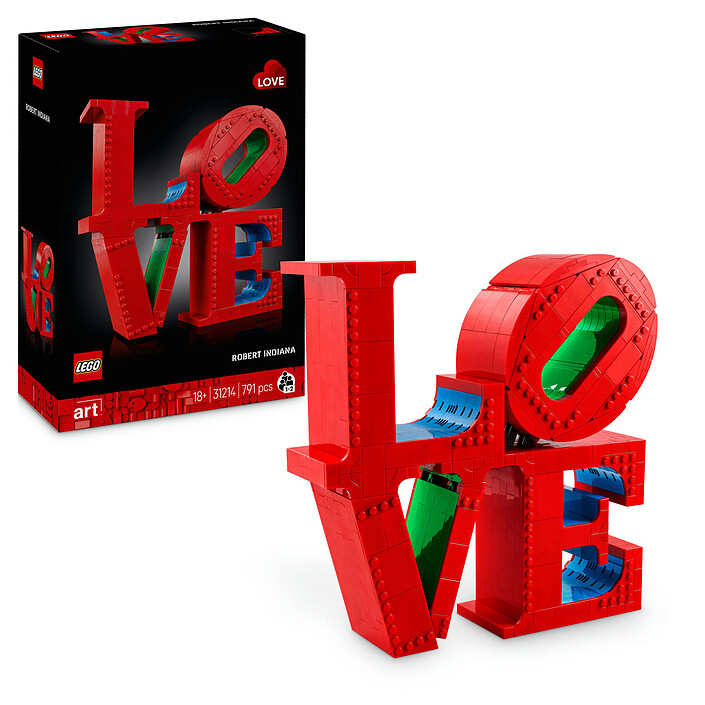 Nota LEGO Art 31214 LOVE