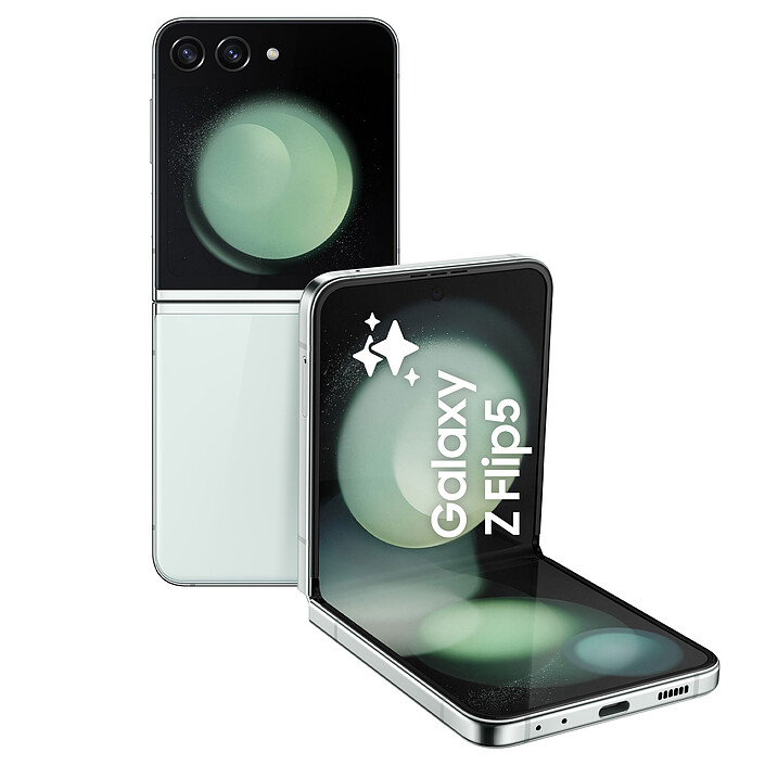 Samsung Galaxy Z Flip 5 Vert d'eau (8 Go / 256 Go) · Reconditionné