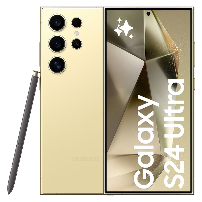 Samsung Galaxy S24 Ultra SM-S928B Ambre (12 Go / 256 Go) · Reconditionné