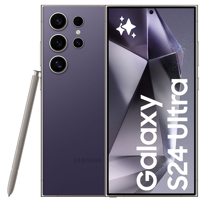 Samsung Galaxy S24 Ultra SM-S928B Violet (12 Go / 512 Go) · Reconditionné