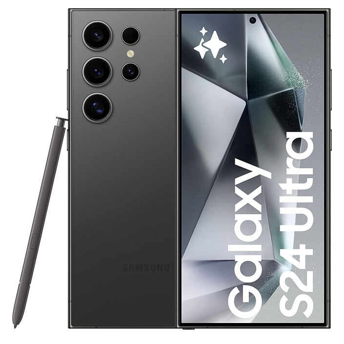 Samsung Galaxy S24 Ultra SM-S928B Noir (12 Go / 1 To) · Reconditionné