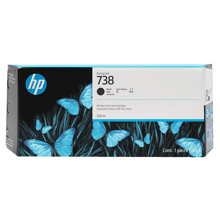 HP DesignJet 738 Negro (498N8A)