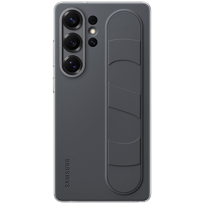 Custodia in silicone Samsung Galaxy S25 Ultra nera 