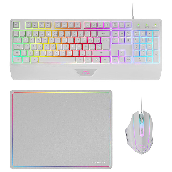 Nota Mars Gaming Full Setup 2025 (Bianco) 