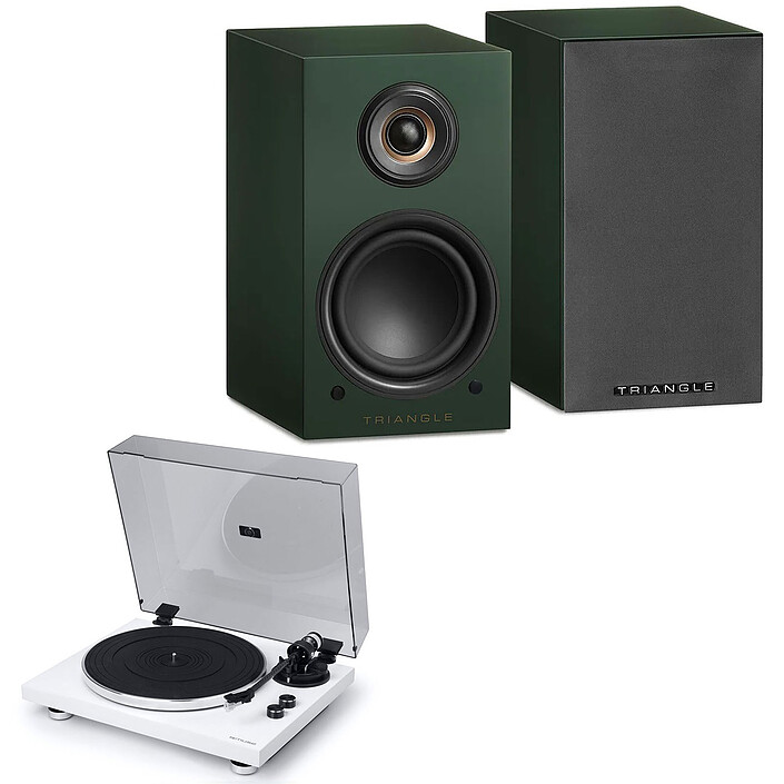 Triangle Elara LN01A Forest Green + Muse MT-109 BTO White 