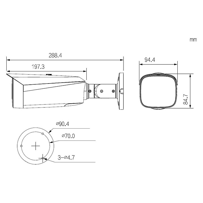 Acheter Dahua IPC-HFW3449T1-AS-PV-S5 (2.8 mm)