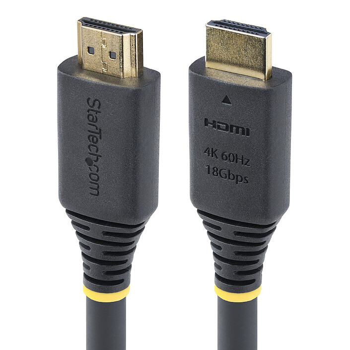 StarTech.com Cavo HDMI 2.0 Certificato Premium ad alta velocità 18Gbps 4K 60Hz da 5 m