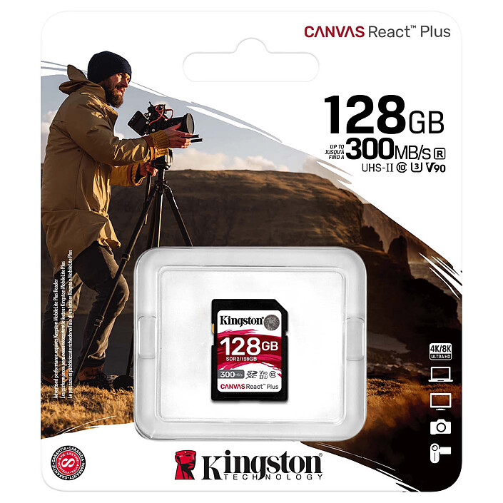 Avis Kingston SD Canvas React Plus SDR2/128GB