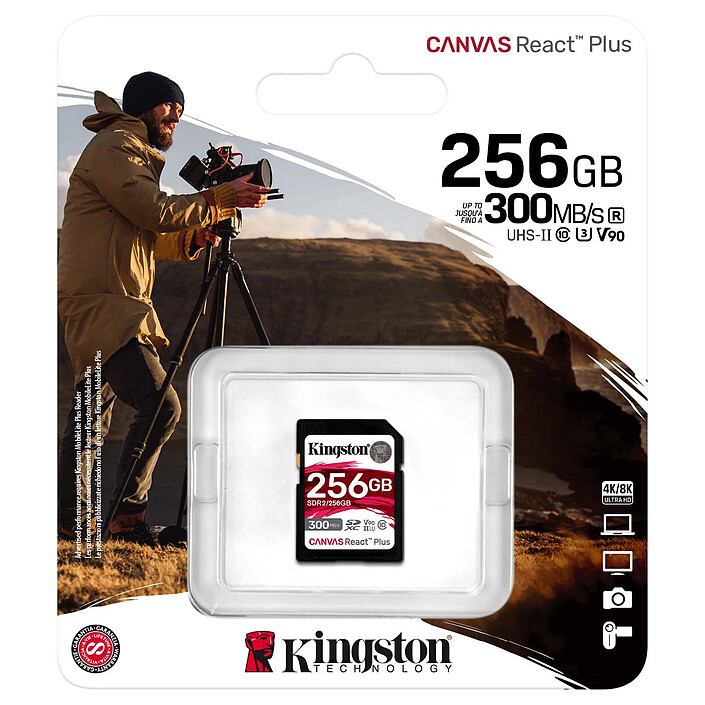Review Kingston SD Canvas React Plus SDR2/256GB 