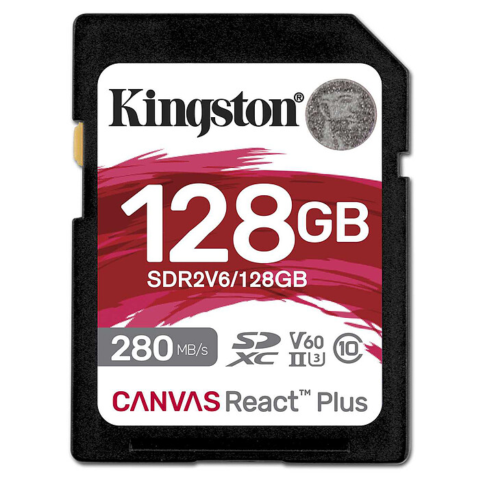 Kingston SD Canvas React Plus V60 SDR2V6/128GB