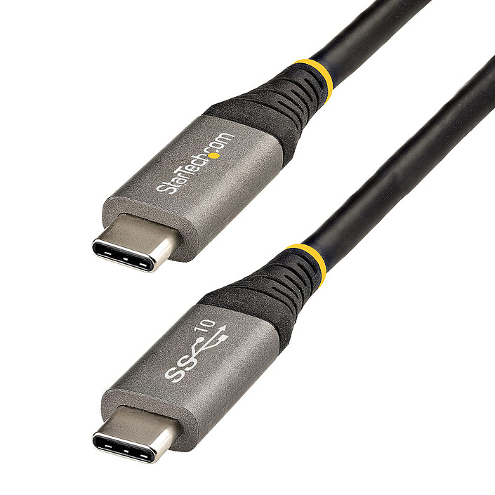 Cable USB-C 3.1 StarTech.com, 8K 30Hz, ThunderBolt 3 con Power Delivery 100W - M/M - 1 m 