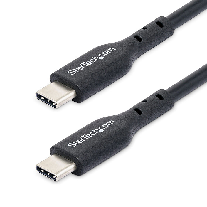 StarTech.com Cable USB-C a USB-C 2.0 - 60W 3A PD - 2 m - Negro