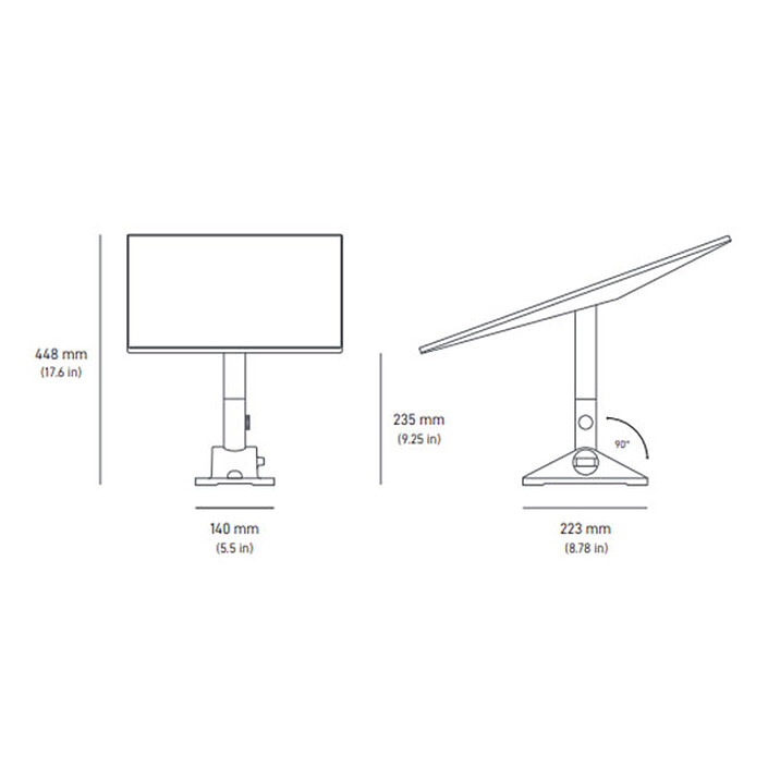 Starlink Support pivotant standard pas cher