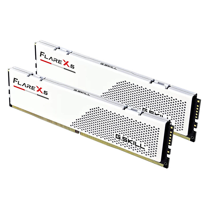 Avis G.Skill Flare X5 Series Low Profile 64 Go (2 x 32 Go) DDR5 6000 MHz CL36 - Blanc