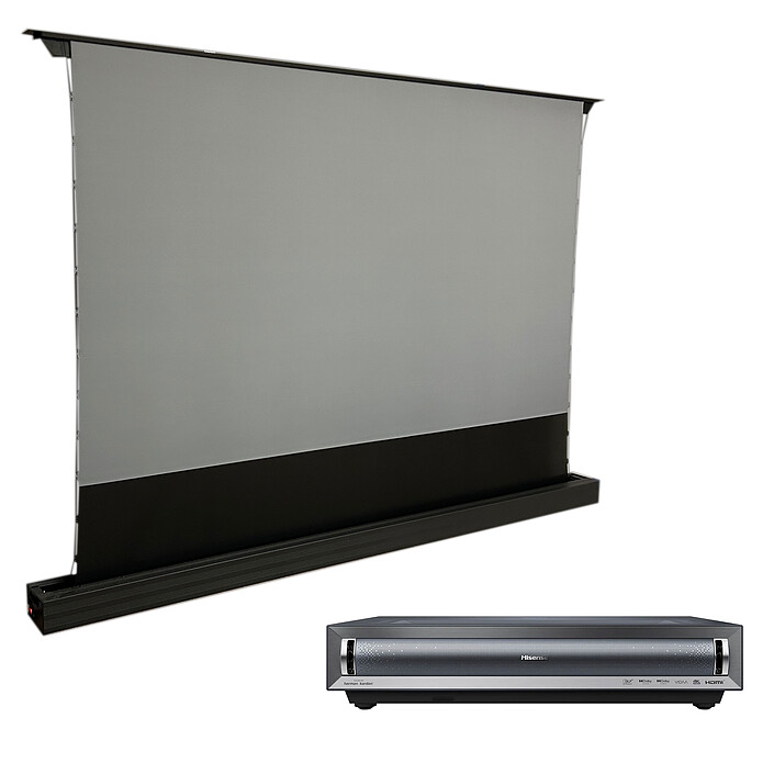 Hisense PX3-PRO + Oray ALR Series 2 Motorized Upscaling 100" 