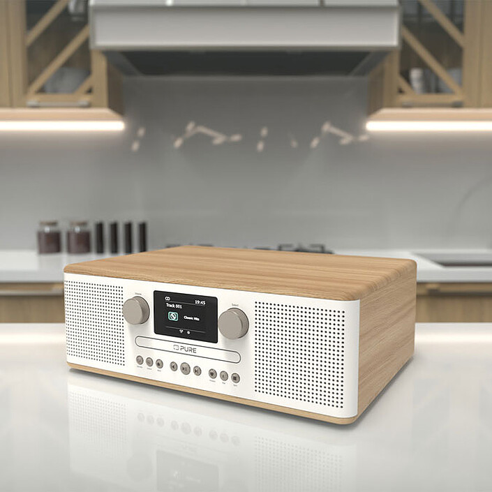 Pure Classic C-D6 Blanc/Chêne pas cher