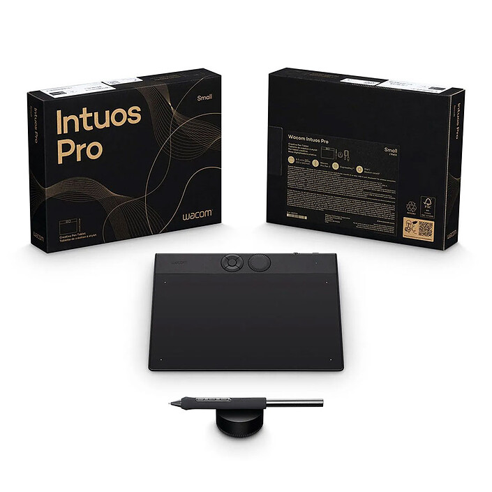 Wacom Intuos Pro Small (PTK470K0B) - Graphics tablet - LDLC