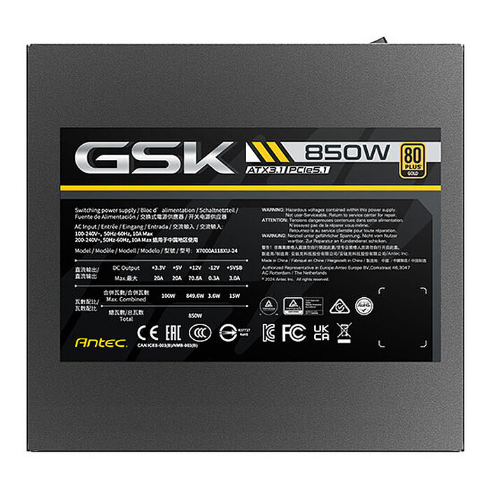Antec GSK 850 pas cher