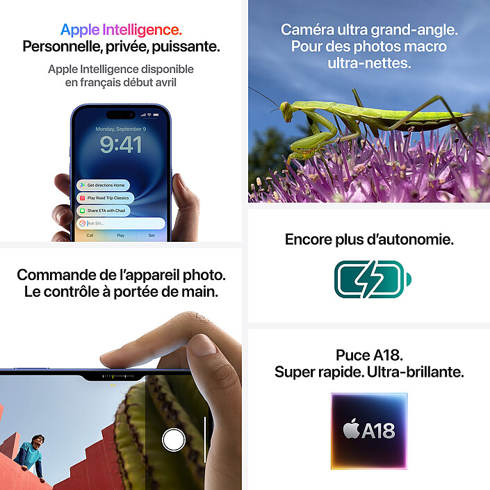 Acheter Apple iPhone 16 Plus 256 Go Sarcelle · Reconditionné