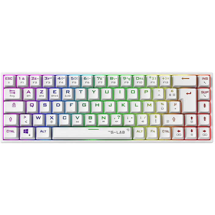 The G-Lab Keyz Titanium Wireless (White)