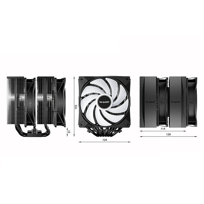 be quiet! Pure Rock Pro 3 LX Black pas cher