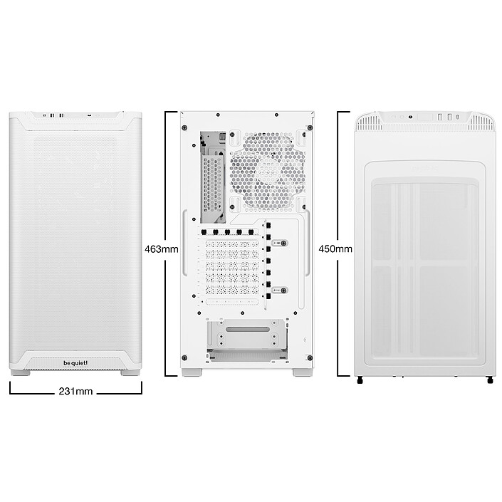 be quiet! Pure Base 501 LX (Blanc) pas cher
