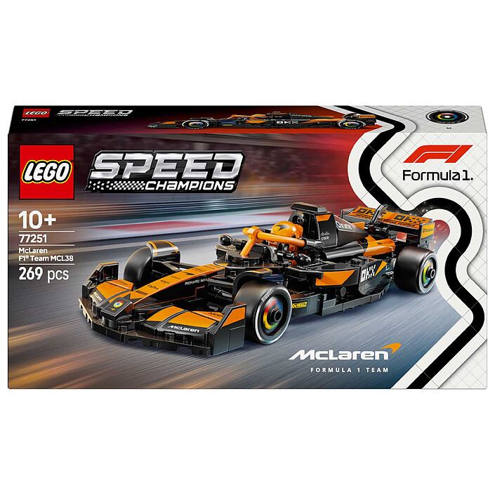 LEGO Speed Champions 77251 McLaren Team MCL38 F1 Car