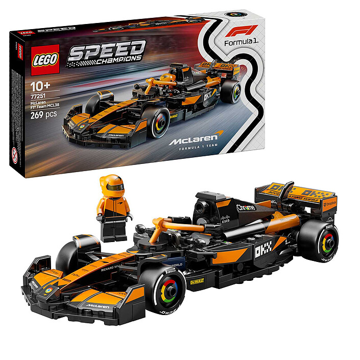 Nota LEGO Speed Champions 77251 McLaren Team MCL38 F1 Car
