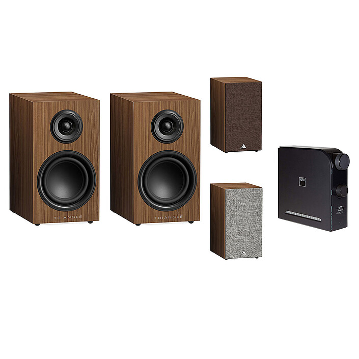 NAD D 3045 + Triangle Elara LN01 Oak with double grille