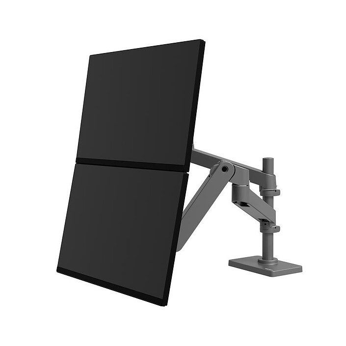 Nota Ergotron LX Pro Dual Monitor Overlay Arm Grey