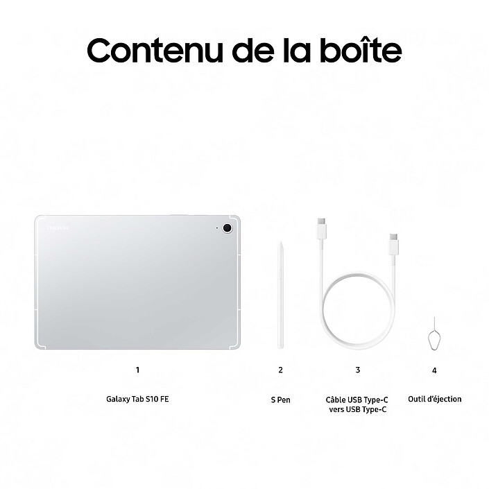 Samsung Galaxy Tab S10 FE 10.9" SM-X520 128GB Silver Wi-Fi economico