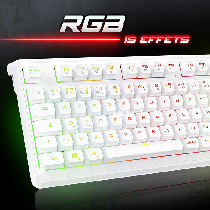 Spirit of Gamer Elite K60 (Blanc) pas cher