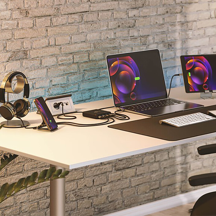 Goobay Chargeur USB-C vers 2x USB-A + 2x USB-C PD 65W pas cher