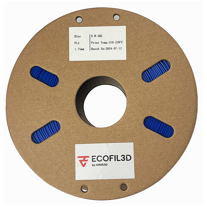 ECOFIL3D PLA Eco - 1,75 mm 1 Kg - Blu 