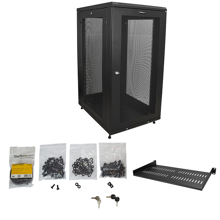 StarTech.com Armadio rack server 24U a 4 montanti economico