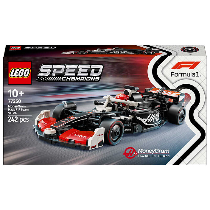 LEGO Speed Champions 77250 Voiture F1 MoneyGram Haas Team VF-24