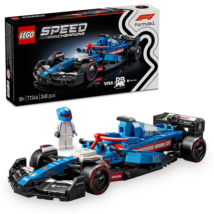 Review LEGO Speed Champions 77246 RB VCARB 01 F1 Visa Cash App Car