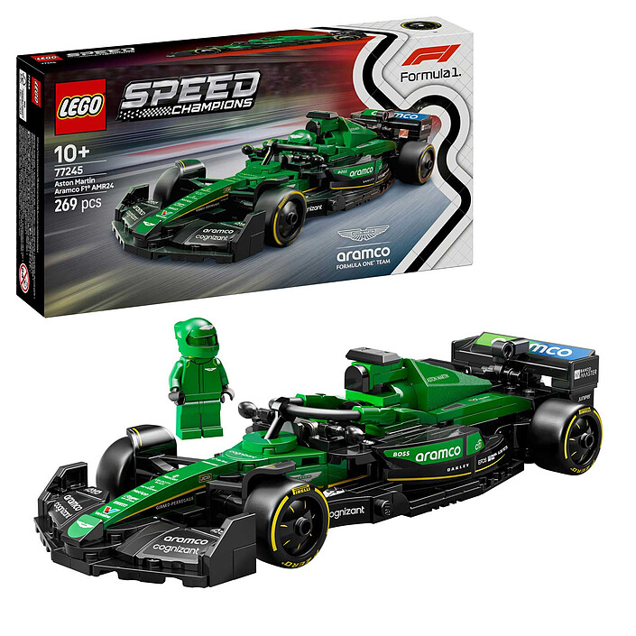 Nota LEGO Speed Champions 77245 Aston Martin Aramco AMR24 F1 Car