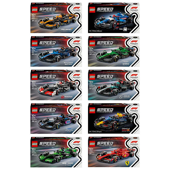 LEGO Speed Champions F1 2025 Megapack