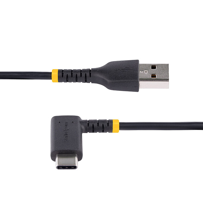 Avis StarTech.com Câble USB 2.0 Type-A vers USB 2.0 Type-C à angle droit - M/M - 0.3 m