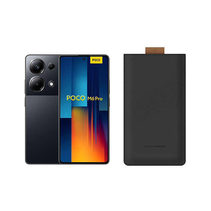 Xiaomi Poco M6 Pro Black (8GB / 256GB) + Case included